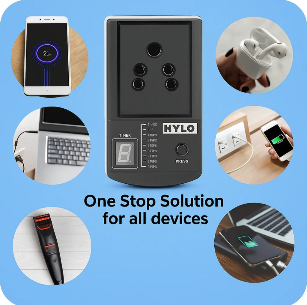 Automatic Cut Off Timer Socket Plug