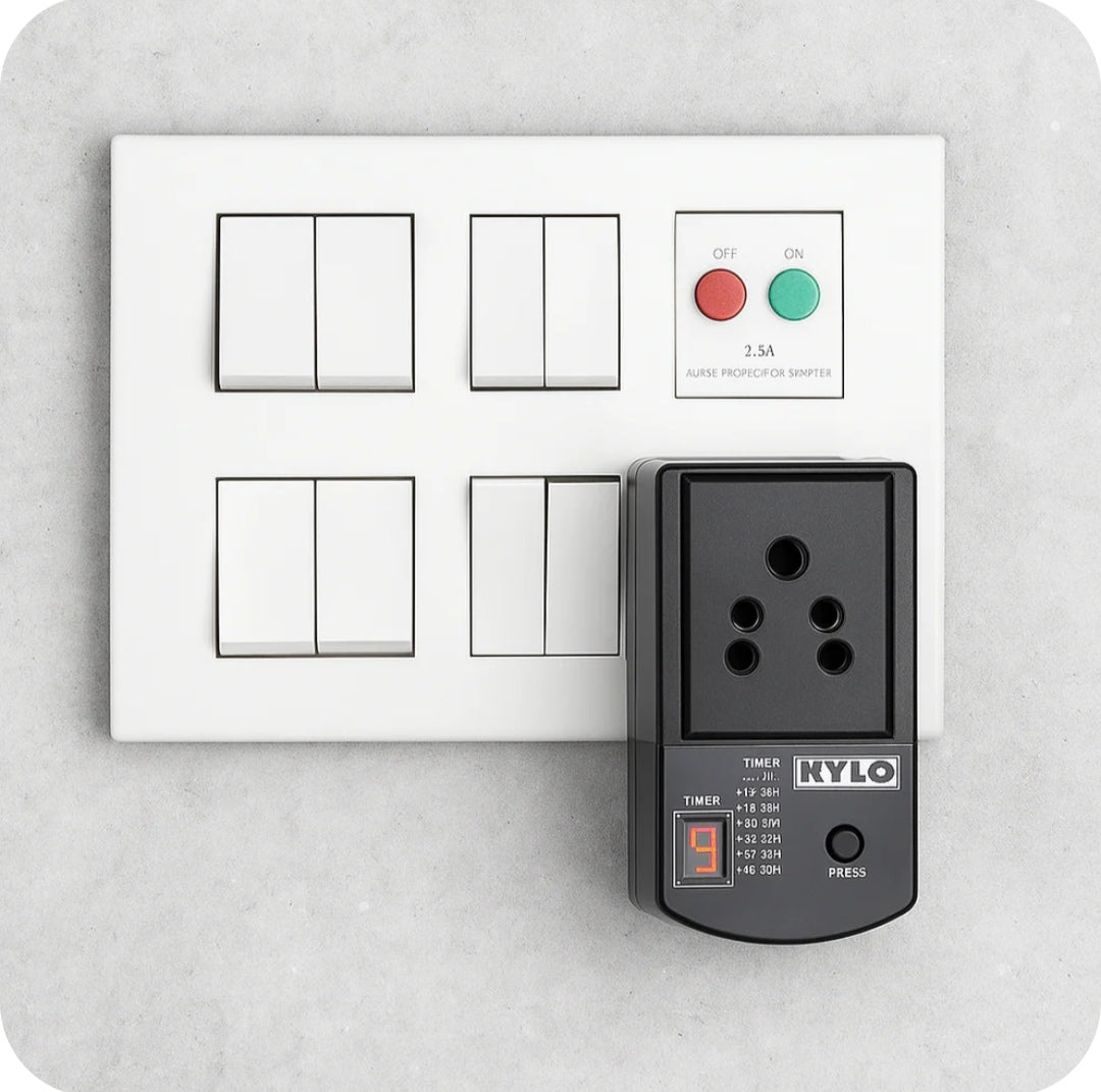 Automatic Cut Off Timer Socket Plug