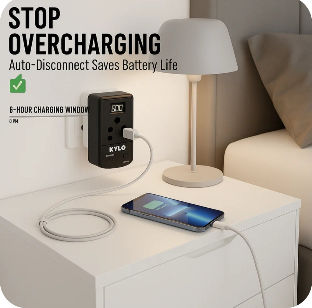 Automatic Cut Off Timer Socket Plug